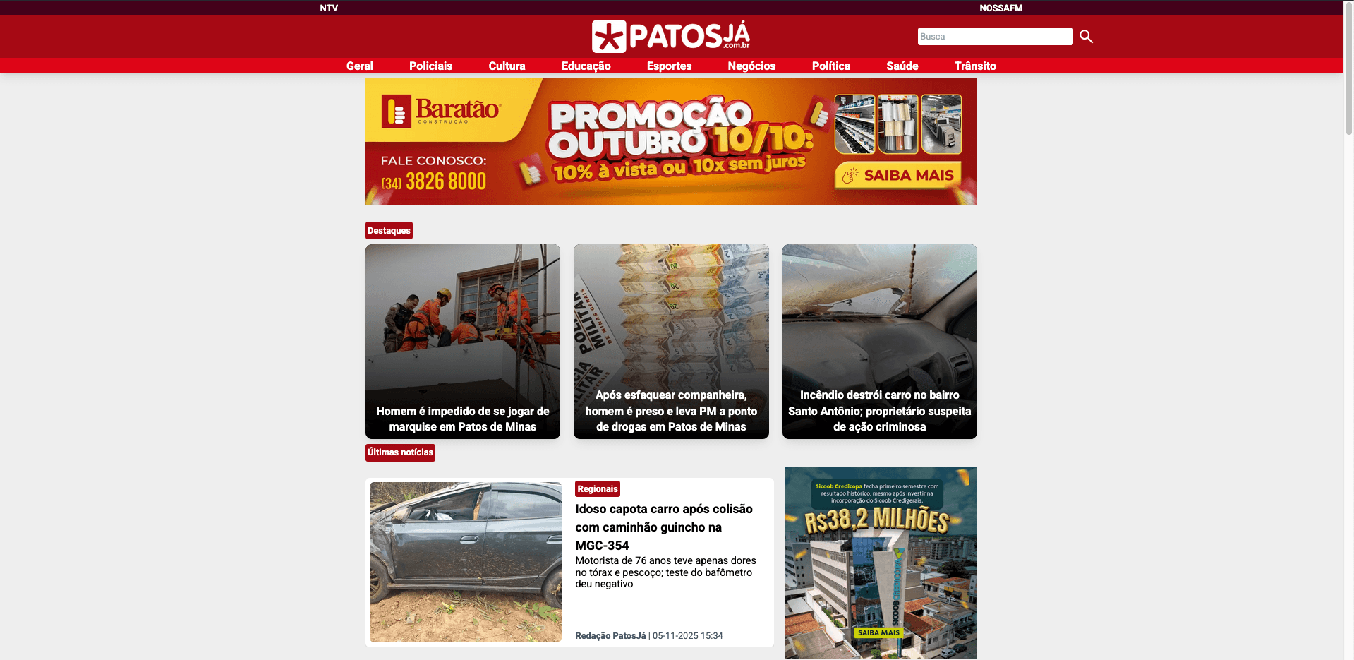 Site de Notícias - PatosJá